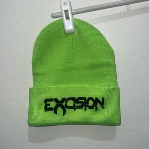 Excision Neon Green Beanie